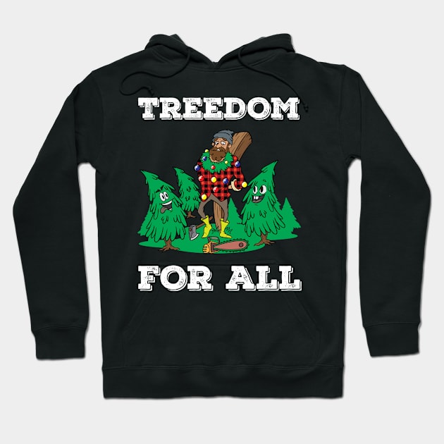 Revolution Christmas Tree Mob Revolt Rebellion Resist Gift Hoodie by TellingTales